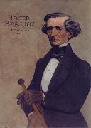 Portrait decoratif of Hector Berlioz